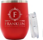 Personalized 12oz Stainless Steel Wine Tumblers with Custom Laser Engrave - Image 4