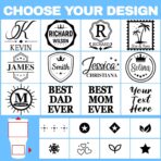 Personalized Tumbler with Engraved Text Name, Custom Double Wall Insulated 30oz Tumbler - Image 8