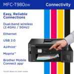 Brother INKvestment Tank 980 Wireless and Ethernet Color Inkjet All-in-One Printer - Image 7