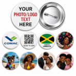Custom Buttons and Custom Pins, Customizable Personalized Photo Button Pins