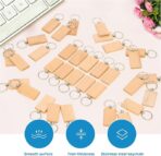 Customized Wooden Keychain Blanks, Engraved Wood Key Chain - Image 4
